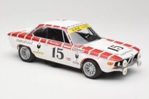 BMW 2800 CS E9 #15 Team Marabout Gaye / S. Braillard 24 Hours of Spa 1972 Minichamps 1:18 155722715 Kov – obrázok 4 z 6