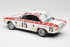 BMW 2800 CS E9 #15 Team Marabout Gaye / S. Braillard 24 Hours of Spa 1972 Minichamps 1:18 155722715 Kov – obrázok 5 z 6