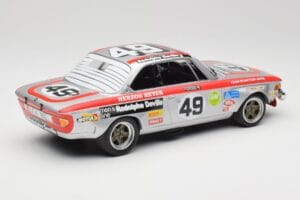 BMW 2800 CS E9 #49 Team Schnitzer G. Herzog / H. Heyer 24 Hours of Spa 1972 Minichamps 1:18 155722749 Kov – obrázok 2 z 6
