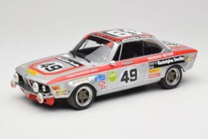 BMW 2800 CS E9 #49 Team Schnitzer G. Herzog / H. Heyer 24 Hours of Spa 1972 Minichamps 1:18 155722749 Kov