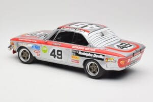 BMW 2800 CS E9 #49 Team Schnitzer G. Herzog / H. Heyer 24 Hours of Spa 1972 Minichamps 1:18 155722749 Kov – obrázok 5 z 6