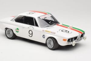 BMW 2800 CS E9 #9 Castrol BMW T. Moorkens / E. Haxhe 24 Hours of Spa 1971 Minichamps 1:18 155712709 Kov – obrázok 4 z 6