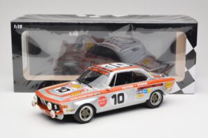 BMW 2800 CS Team Schnitzer #10 J. Fitzpatrick / J. Peltier Spa 1972 Minichamps 1:18 155722710 Kov – obrázok 6 z 6