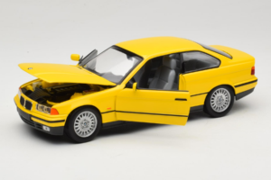 BMW 3 Series E36 Coupe Žltý UT Models 1:18 180023320 Kov – obrázok 2 z 8