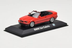 BMW 3 Series E30 Kabriolet Červený Minichamps 1:43 80429421500 Kov – obrázok 2 z 4
