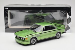 BMW 3.0 CSL E9 Green Metallic Minichamps 1:18 155028132 Kov – obrázok 6 z 6