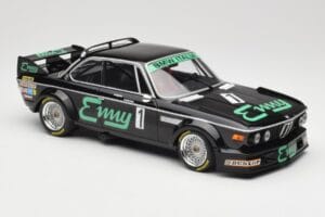 BMW 3.0 CSL E9 #1 F. Grano / P. Xhenceval GP Brno 1978 Minichamps 1:18 155782501 Kov – obrázok 4 z 6