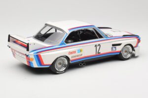 BMW 3.0 CSL E9 #12 BMW Motorsport C. Amon / H-J. Stuck Winners 6 Hours Nurburgring 1973 Minichamps 1:18 155732612 Kov – obrázok 2 z 6
