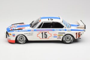 BMW 3.0 CSL E9 #15 BMW Alpina J. Peltier / H. Menzel 24 Hours of Spa 1973 Minichamps 1:18 155732695 Kov – obrázok 3 z 6