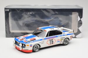 BMW 3.0 CSL E9 #15 BMW Alpina J. Peltier / H. Menzel 24 Hours of Spa 1973 Minichamps 1:18 155732695 Kov – obrázok 6 z 6