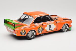 BMW 3.0 CSL E9 #15 Jägermeister Racing N. Lauda / G. Joisten 6 Hours Nurburgring 1973 Minichamps 1:18 155732615 Kov – obrázok 2 z 6
