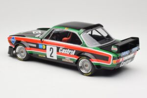 BMW 3.0 CSL E9 #2 Luigi Racing J-M. de Wael / A. de Fierlant Winners GP Nurburgring 1976 Minichamps 1:18 155762502 Kov – obrázok 5 z 6