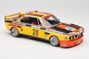 BMW 3.0 CSL E9 #20 BMW Faltz Alpina W. Werner / H. Schommers Norisring Trophy 1974 Minichamps 1:18 155742620 Kov – obrázok 4 z 6