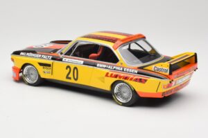 BMW 3.0 CSL E9 #20 BMW Faltz Alpina W. Werner / H. Schommers Norisring Trophy 1974 Minichamps 1:18 155742620 Kov – obrázok 5 z 6