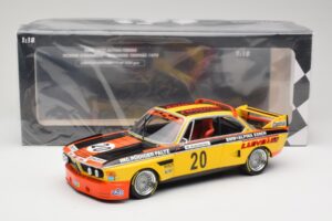 BMW 3.0 CSL E9 #20 BMW Faltz Alpina W. Werner / H. Schommers Norisring Trophy 1974 Minichamps 1:18 155742620 Kov – obrázok 6 z 6
