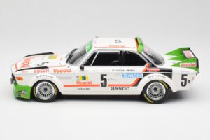 BMW 3.0 CSL E9 #5 Assoc Interim J-C. Chavan / A. Detrin Winners 24 Hours of Spa 1976 Minichamps 1:18 155762505 Kov – obrázok 3 z 6