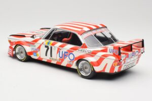 BMW 3.0 CSL E9 #71 Luigi Racing P. Xhenceval / J. Dieudonné 24 Hours of Le Mans 1977 Minichamps 1:18 155772571 Kov – obrázok 5 z 6