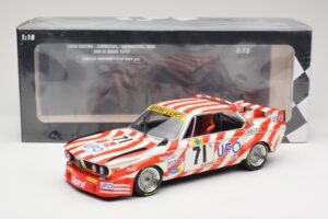 BMW 3.0 CSL E9 #71 Luigi Racing P. Xhenceval / J. Dieudonné 24 Hours of Le Mans 1977 Minichamps 1:18 155772571 Kov – obrázok 6 z 6