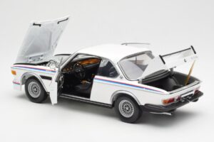 BMW 3.0 CSL E9 So Setom Spojlerov Biely Minichamps 1:18 180029021 Kov – obrázok 5 z 8