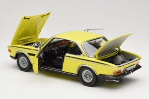 BMW 3.0 CSL E9 Žltý Minichamps 1:18 80430137980 Kov – obrázok 5 z 8