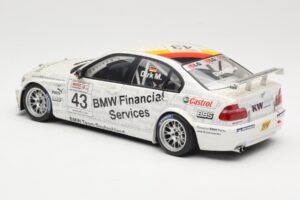 BMW 320i E46 #43 D. Muller WTCC 2005 AUTOart 1:18 80543 Kov – obrázok 5 z 6