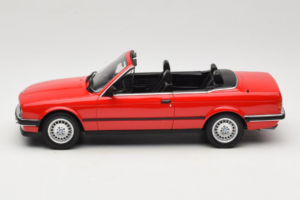BMW 325i E30 Kabriolet Jasne Červený Otto 1:18 OT1194 Živica – obrázok 3 z 6