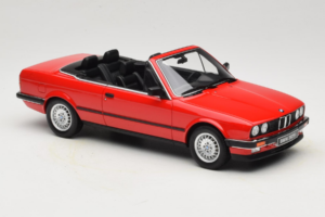 BMW 325i E30 Kabriolet Jasne Červený Otto 1:18 OT1194 Živica – obrázok 4 z 6