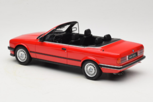 BMW 325i E30 Kabriolet Jasne Červený Otto 1:18 OT1194 Živica – obrázok 5 z 6