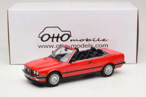 BMW 325i E30 Kabriolet Jasne Červený Otto 1:18 OT1194 Živica – obrázok 6 z 6