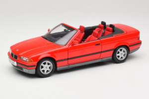 BMW 325i E36 Kabriolet Červený Maisto 1:18 50229 Kov