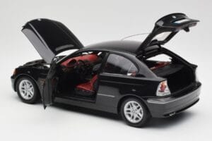 BMW 325Ti Compact E46 Čierny Kyosho 1:18 80430024440 Kov – obrázok 4 z 7