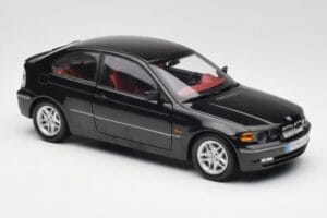 BMW 325Ti Compact E46 Čierny Kyosho 1:18 80430024440 Kov – obrázok 5 z 7
