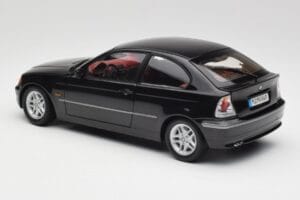 BMW 325Ti Compact E46 Čierny Kyosho 1:18 80430024440 Kov – obrázok 6 z 7