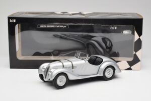 BMW 328 Strieborný Minichamps 1:18 155025030 Kov – obrázok 6 z 6