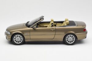 BMW 328Ci E46 Kabriolet Individual Mosadz Metalická Limitovaná Edícia Kyosho 1:18 80430395004 Kov – obrázok 4 z 8