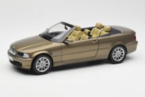 BMW 328Ci E46 Kabriolet Individual Mosadz Metalická Limitovaná Edícia Kyosho 1:18 80430395004 Kov