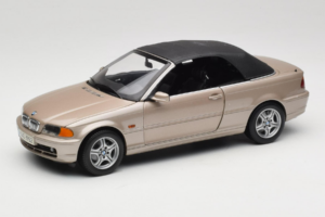 BMW 328i E46 Kabriolet Sand Beige Metallic Kyosho 1:18 80430009756 Kov – obrázok 3 z 9