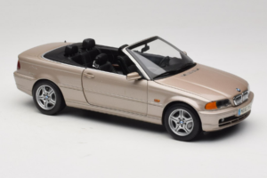 BMW 328i E46 Kabriolet Sand Beige Metallic Kyosho 1:18 80430009756 Kov – obrázok 7 z 9
