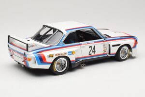 BMW 3.5 CSL #24 H. Stuck / S. Posey 12 Hours of Sebring 1975 Minichamps 1:18 80430139188 Kov – obrázok 3 z 8