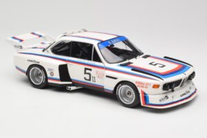 BMW 3.5 CSL E9 Gr.5 #5 K.W.M. Racing K. Miller / D. Cowart 6 Hours of Watkins Glen 1979 Minichamps 1:18 180792005 Kov – obrázok 6 z 8