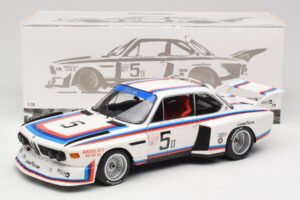 BMW 3.5 CSL E9 Gr.5 #5 K.W.M. Racing K. Miller / D. Cowart 6 Hours of Watkins Glen 1979 Minichamps 1:18 180792005 Kov – obrázok 8 z 8