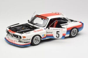 BMW 3.5 CSL E9 Gr.5 #5 S. Manhalter Winner Havirov Interseries 1977 Minichamps 1:18 180772005 Kov – obrázok 2 z 8