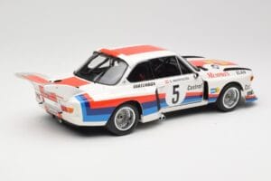 BMW 3.5 CSL E9 Gr.5 #5 S. Manhalter Winner Havirov Interseries 1977 Minichamps 1:18 180772005 Kov – obrázok 3 z 8