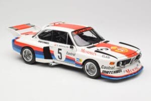 BMW 3.5 CSL E9 Gr.5 #5 S. Manhalter Winner Havirov Interseries 1977 Minichamps 1:18 180772005 Kov – obrázok 6 z 8