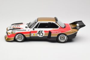 BMW 3.5 CSL E9 #45 Hermetite T. Walkinshaw / J. Fitzpatrick 24 Hours of Le Mans 1976 Minichamps 1:18 155762645 Kov – obrázok 3 z 6