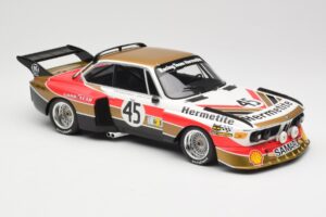 BMW 3.5 CSL E9 #45 Hermetite T. Walkinshaw / J. Fitzpatrick 24 Hours of Le Mans 1976 Minichamps 1:18 155762645 Kov – obrázok 4 z 6