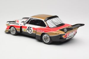 BMW 3.5 CSL E9 #45 Hermetite T. Walkinshaw / J. Fitzpatrick 24 Hours of Le Mans 1976 Minichamps 1:18 155762645 Kov – obrázok 5 z 6