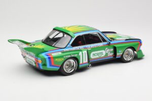 BMW 3.5 CSL E9 Schnitzer #10 D. Quester / R. Peterson 6 Hours Watkins Glen 1976 Minichamps 1:18 155762610 Kov – obrázok 2 z 6