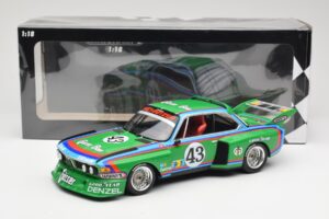 BMW 3.5 CSL E9 Schnitzer #43 D. Quester / A. Krebs 24 Hours of Le Mans 1976 Minichamps 1:18 155762643 Kov – obrázok 6 z 6