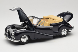 BMW 502 Kabriolet Čierny Maisto 1:18 31817 Kov – obrázok 2 z 8